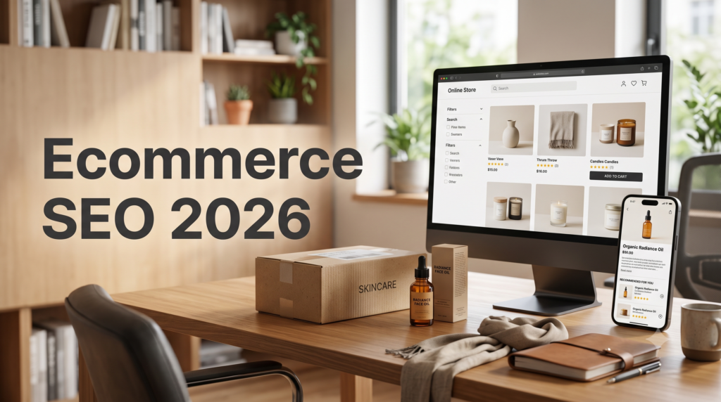 Ecommerce SEO strategy for product pages, category pages and AI shopping