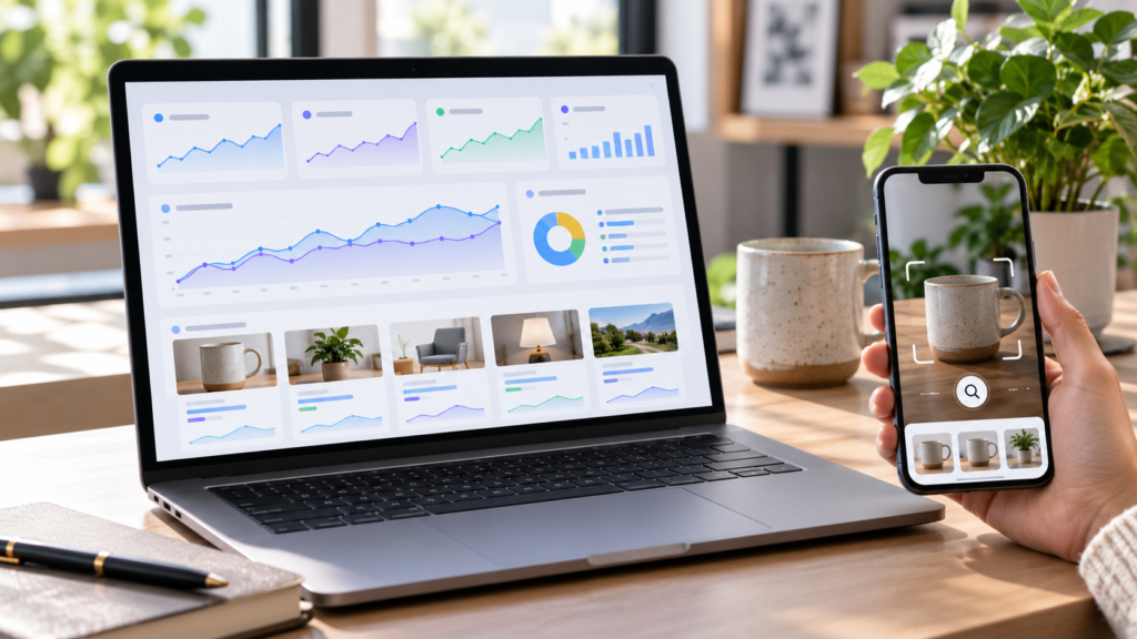 Google Search Console multimodal search analytics with Google Lens and visual search traffic